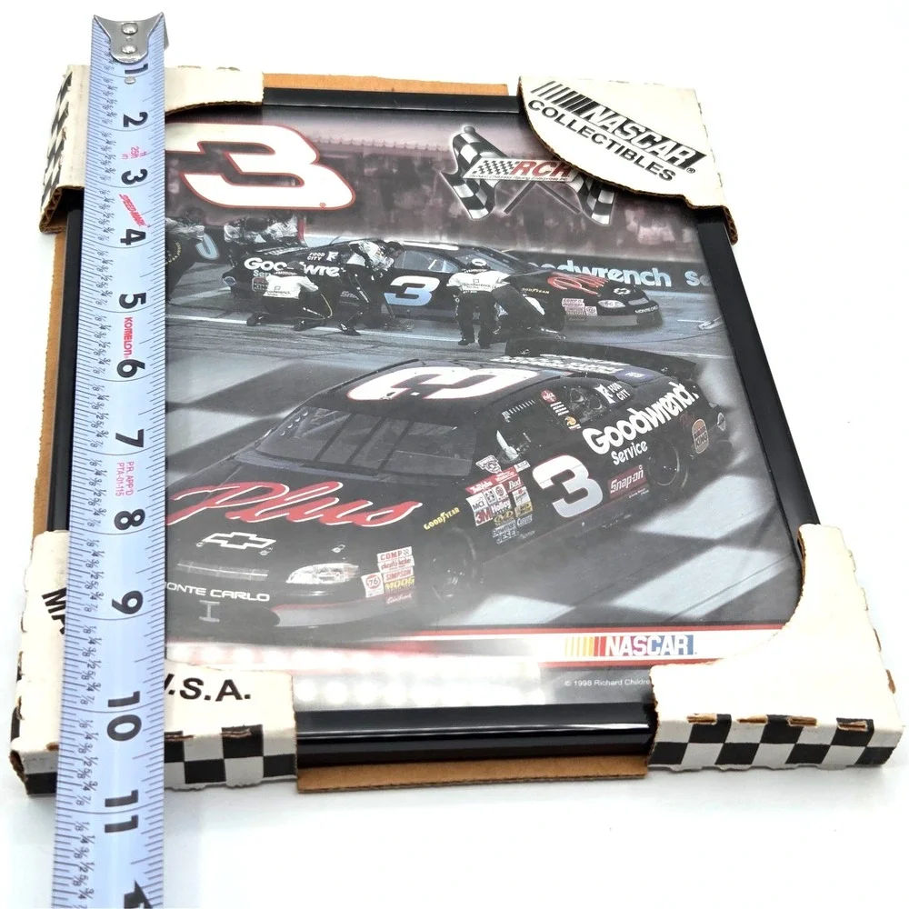 Dale Earnhardt #3 The Intimidator Lot Of Four Framed 8 x 10‎ Pictures NASCAR